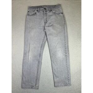 Vintage Levis 506 Jeans Mens 33x30 Gray Light Wash Straight‎ 100% Cotton USA